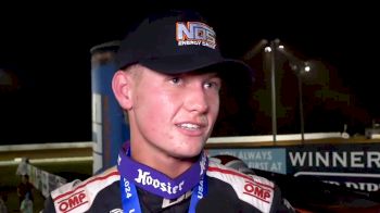 Daison Pursley Reacts After Second Straight USAC Midget Win At Red Dirt