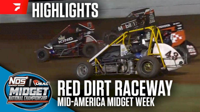 Highlights | 2024 USAC Midgets at Red Dirt Raceway