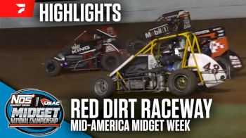 Highlights | 2024 USAC Midgets at Red Dirt Raceway