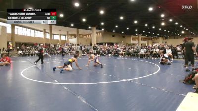 126 lbs Cons. Round 2 - Alejandro Edoria, All American Wrestling Club vs Dashiell Hilbert, Ponte Vedra Sharks