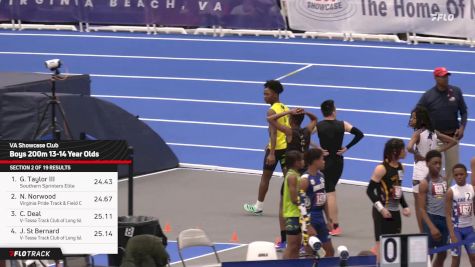 Youth Boys' 200m 13-14 Year Old Division, Finals 3