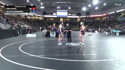 160 lbs Cons. Round 2 - Skylah Chakouian, Elmira College vs Avry Ryhal, Lock Haven University