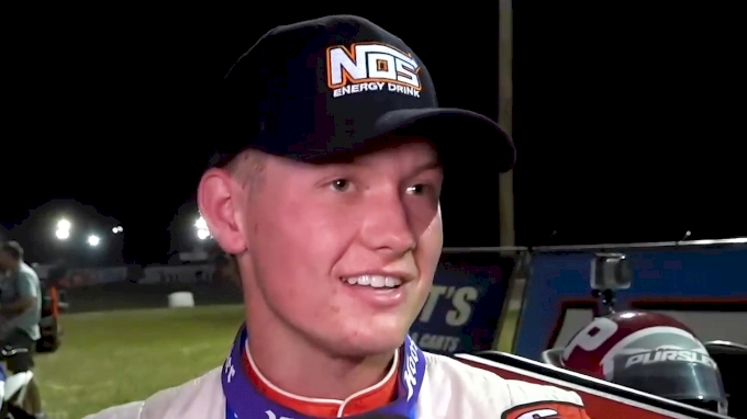 Daison Pursley Reacts After Third Straight USAC Midget Win At Mitchell ...