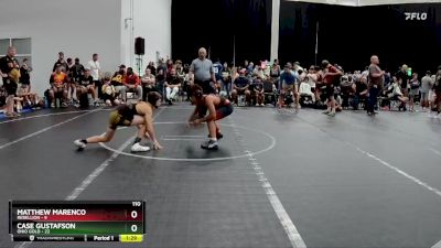 110 lbs Placement (4 Team) - Case Gustafson, Ohio Gold vs Matthew Marenco, Rebellion