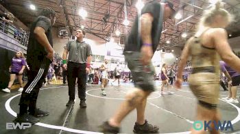 67-70 lbs Rr Rnd 3 - Delaney Pritchard, Bristow Elementary Wrestling Club vs Janey Boling, Sperry Wrestling Club