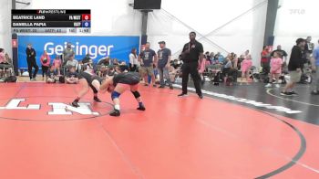 71 lbs Rr Rnd 1 - Beatrice Land, PA West White - W vs Daniella Papia, Virginia Team Predator - W