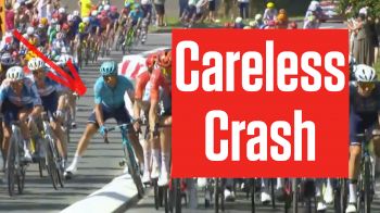 Primoz Roglic Crashes In TDF 2024 Stage 12