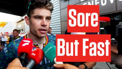 Wout Van Aert's Grit: Sprints To Second In Tour de France 2024 Stage 12
