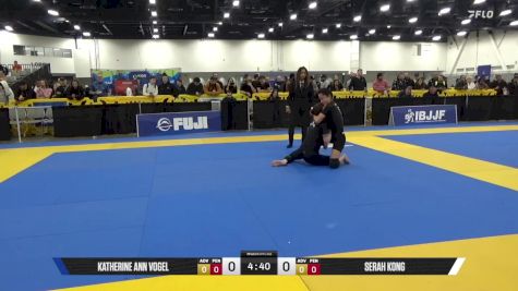 Serah Kong vs Katherine Ann Vogel 2025 World IBJJF Jiu-Jitsu No-Gi Championship