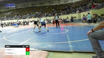 118 lbs Round Of 16 - Chloe Baker, Enid Junior High vs Hailey Whitley, Tahlequah Middle School