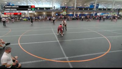 132 lbs Champ. Round 3 - Adrian Canales, Unattached vs Caden Kaleal, West Geauga