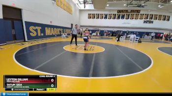 98 lbs Cons. Round 2 - Tatum Sida, Liberty Christian School vs Leyton Gilliam, Highland Park