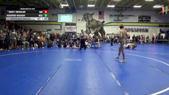 132 lbs 5th Place Match - Remy Ressler, Independence vs Kooper Waugh, West Delaware, Manchester