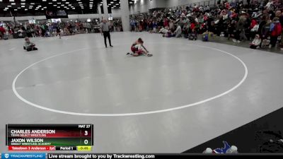 120 lbs Champ. Round 1 - Jaxon Wilson, Sebolt Wrestling Academy vs Charles Anderson, Texas Select Wrestling