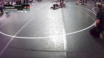 80 lbs Cons. Round 3 - Tyler Schrader, Rocket Wrestling Club / RWC vs Kaelan Hiatt, Superior