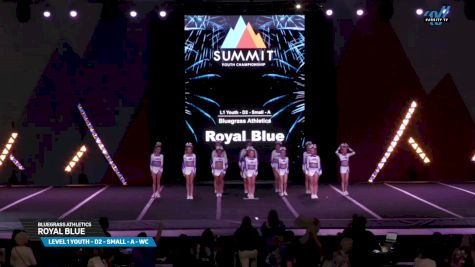 Bluegrass Athletics - Royal Blue [2025 L1 Youth - D2 - Small - A - WC Day 2] 2025 The Youth Summit