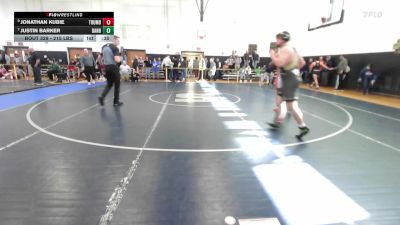 215 lbs Consi Of 8 #2 - Jonathan Kubie, Trumbull vs Justin Barker, Danbury