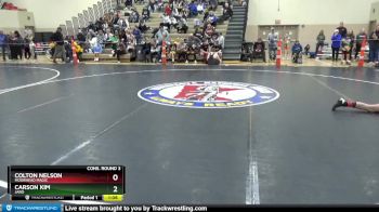 120 lbs Cons. Round 3 - Colton Nelson, Moorhead Magic vs Carson Kim, JARO