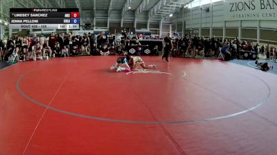 130 lbs Cons. Round 3 - Lindsey Sanchez, Arizona vs Jenna Pelloni, Colorado