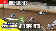 Highlights | 410 Sprints at Port Royal Speedway 7/13/24