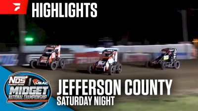 Highlights | 2024 USAC Midgets Saturday at Jefferson County Speedway