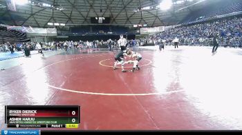 67 lbs Cons. Round 5 - Asher Harju, Anacortes Hawkeyes Wrestling Club vs Ryker Dierick, Maddogs Wrestling