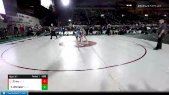 2A 132 lbs Semifinal - Tegan Whitaker, Raft River vs Jacob Shaw, New Plymouth