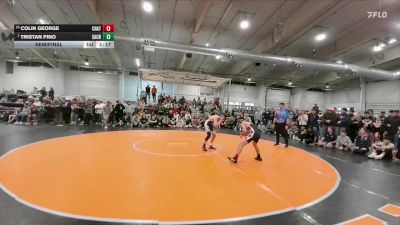 120 lbs Semifinal - Tristan Pino, Sand Creek vs Colin George, Chatfield