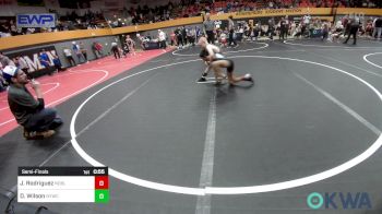 67 lbs Semifinal - Jett Rodriguez, Noble Takedown Club vs David Wilson, Newcastle Youth Wrestling