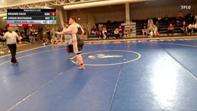 285 lbs Cons. Round 2 - Logan Buchanan, Barton vs Braden Zack, Colorado Mesa University