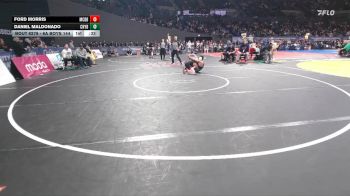 6A Boys 144 lbs Cons. Round 2 - Daniel Maldonado, Century Boys vs Ford Morris, McDaniel Boys