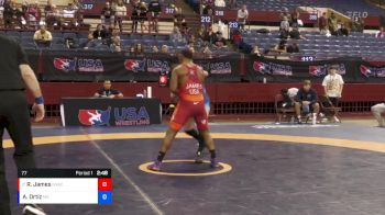 77 lbs Cons. Round 4 - Rudy James, New York Athletic Club vs Alec Ortiz, Minnesota Storm