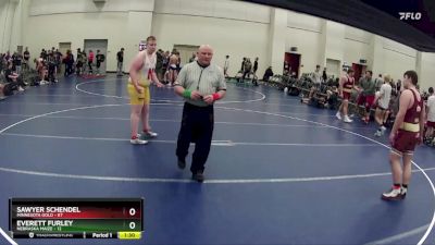 275 lbs Round 4 (6 Team) - Sawyer Schendel, Minnesota Gold vs Everett Furley, Nebraska Maize