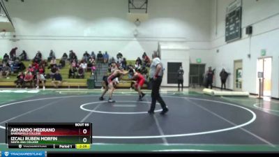 197 lbs Quarterfinal - Armando Medrano, Bakersfield College vs Izcali Ruben Morfin, Santa Ana College