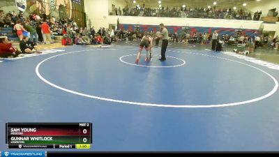 138 lbs Cons. Round 4 - Sam Young, Moscow vs Gunnar Whitlock, Lewiston