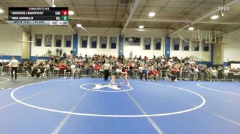 114 lbs Consolation - Brooke Lightfoot, Tewksbury vs Mia Annello, Billerica