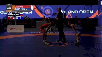 50 kg Bronze - Erin Golston, USA vs Mariia Tiumerekova, RUS