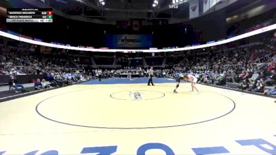 II-124 lbs 1st Place Match - Maverick Beckwith, Norwich vs Brock Frederick, South Jefferson