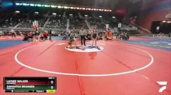 125 lbs Cons. Round 5 - Laynee Walker, Kemmerer vs Samantha Brannen, Pinedale