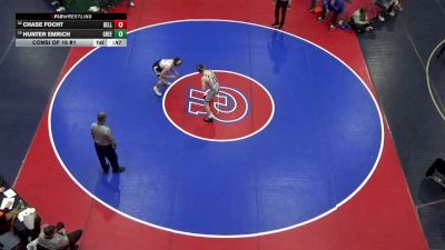 157 lbs Consi Of 16 #1 - Chase Focht, Bellwood Antis vs Hunter Emrich, Greenville