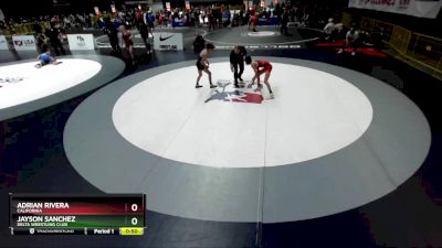 87 lbs Cons. Round 4 - Jayson Sanchez, Delta Wrestling Club vs Adrian Rivera, California