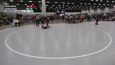 115 lbs Cons. Rd Of 16 - Xzavier Gomez, Cleveland High School Wrestling vs Logan Arenas, California