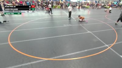 120 lbs Cons. Round 4 - Jaden Williams, Wellington vs Ryan Pino Jr, Wrestling University