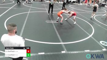 92 lbs Semifinal - Drake Sheffield, R.A.W. vs Camden Cranfield, Pocola Youth Wrestling