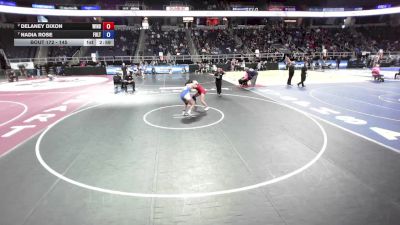 145 lbs Quarterfinal - Nadia Rose, Fulton vs Delaney Dixon, Windsor