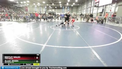 80 lbs Quarterfinal - Elijah Jensen, Mat Demon WC vs Bentley Waldo, Lakeland WC