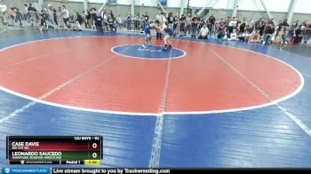 92 lbs Cons. Round 2 - Leonardo Saucedo, Sunnyside Ironman Wrestling vs Case Davis, Big Cat WC