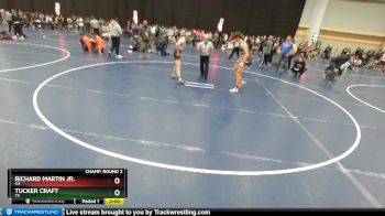 132 lbs Champ. Round 2 - Tucker Craft, TX vs Richard Martin Jr., GA