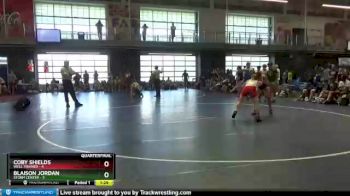 126 lbs Quarters & 1st Wb (16 Team) - Blaison Jordan, Storm Center vs Coby Shields, Well Trained