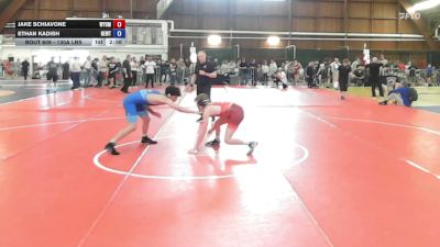 130A lbs Consi Of 4 - Jake Schiavone, Wyoming Seminary vs Ethan Kadish, Newton South